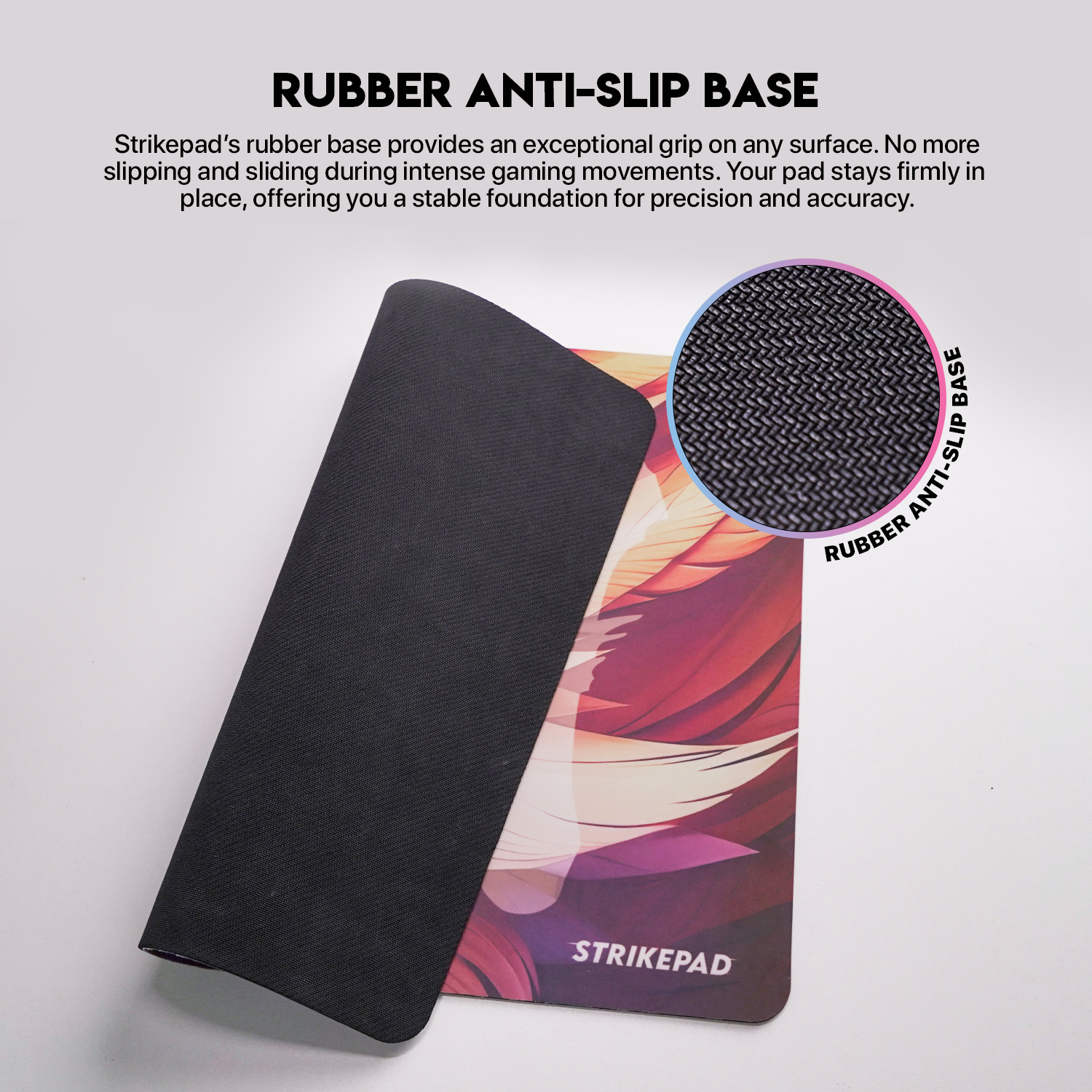 FANTECH MST491 Strikepad Mousepad Anti-Slip Base & Ultra fast Gaming Mousepad. 
