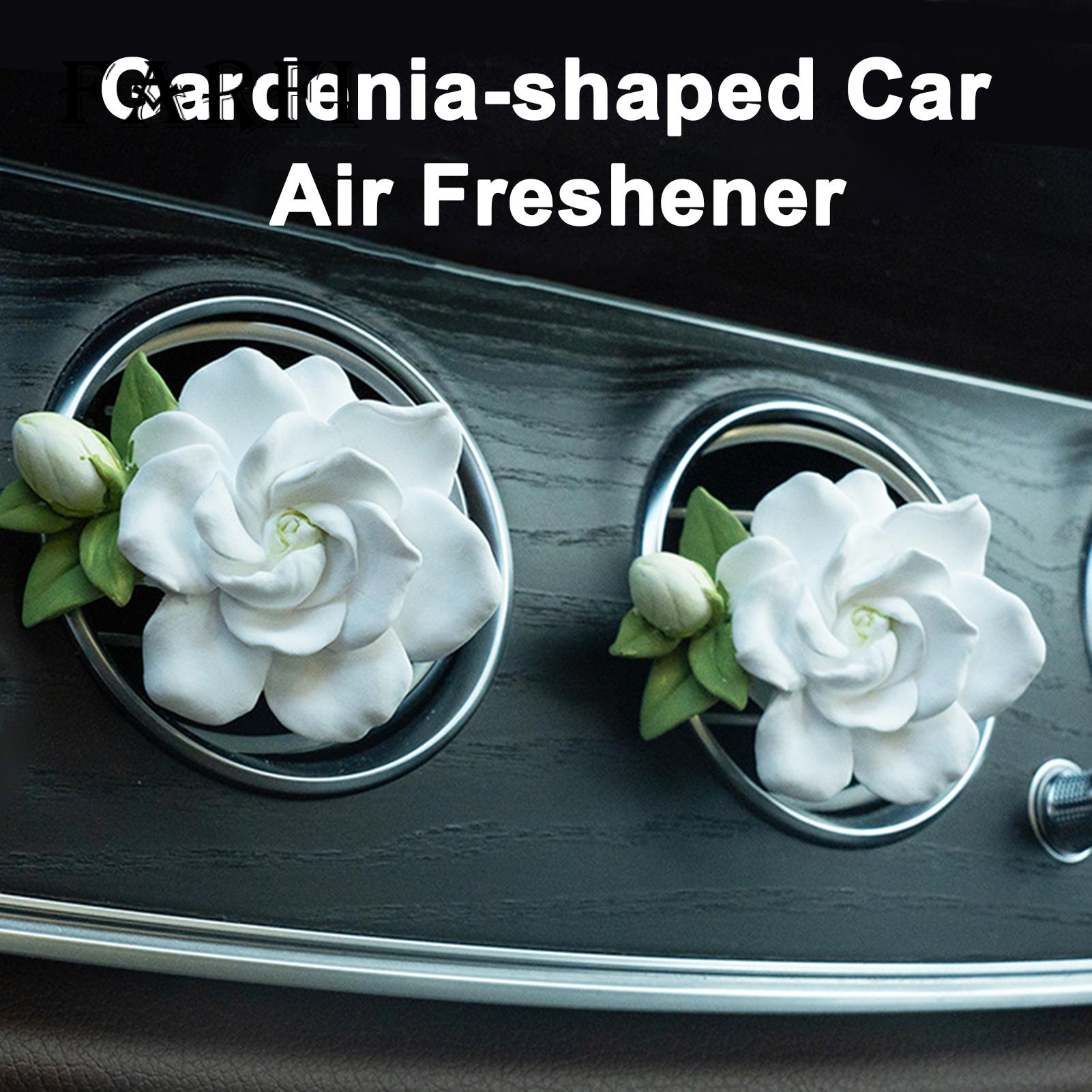 Car Therapy Diffuser Refresh Drive with Gardenia Car Air Freshener Therapy Essential Oil for Relaxation less Than Relaxing for Car. 