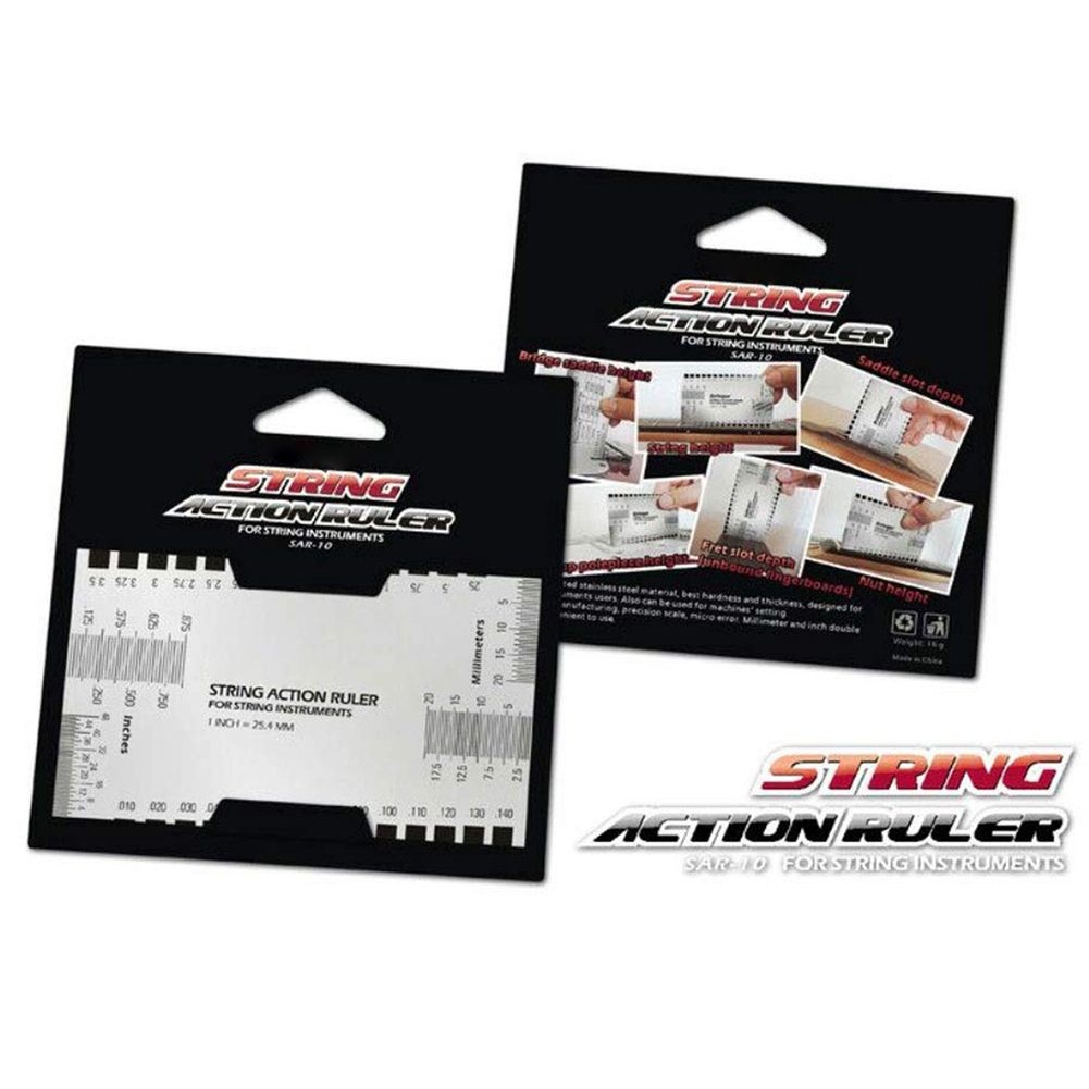 ph Baroque String Action Gauge Ruler Precise Measuring Ruler Set Up Tool Kit For Electric Bass Acoustic Guitar. 