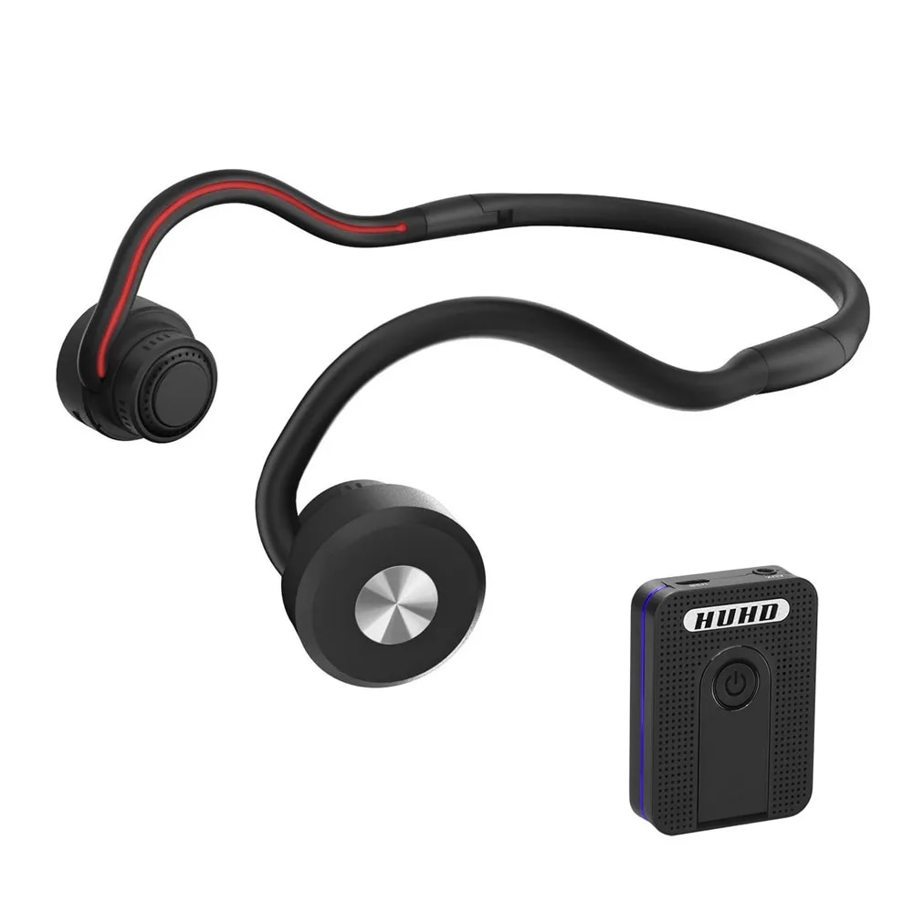 Bone Conduction Bluetooth Wireless headphones hearing aids Portable Sports headset mini Amplifier hearing aid for TV the elderly
