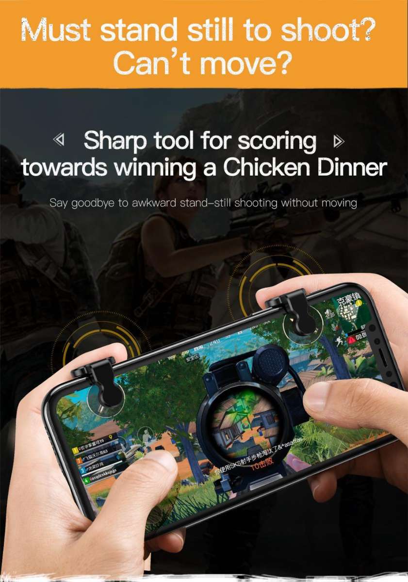 Baseus Red-Dot Mobile Game Scoring Tool - PUBG Trigger. 