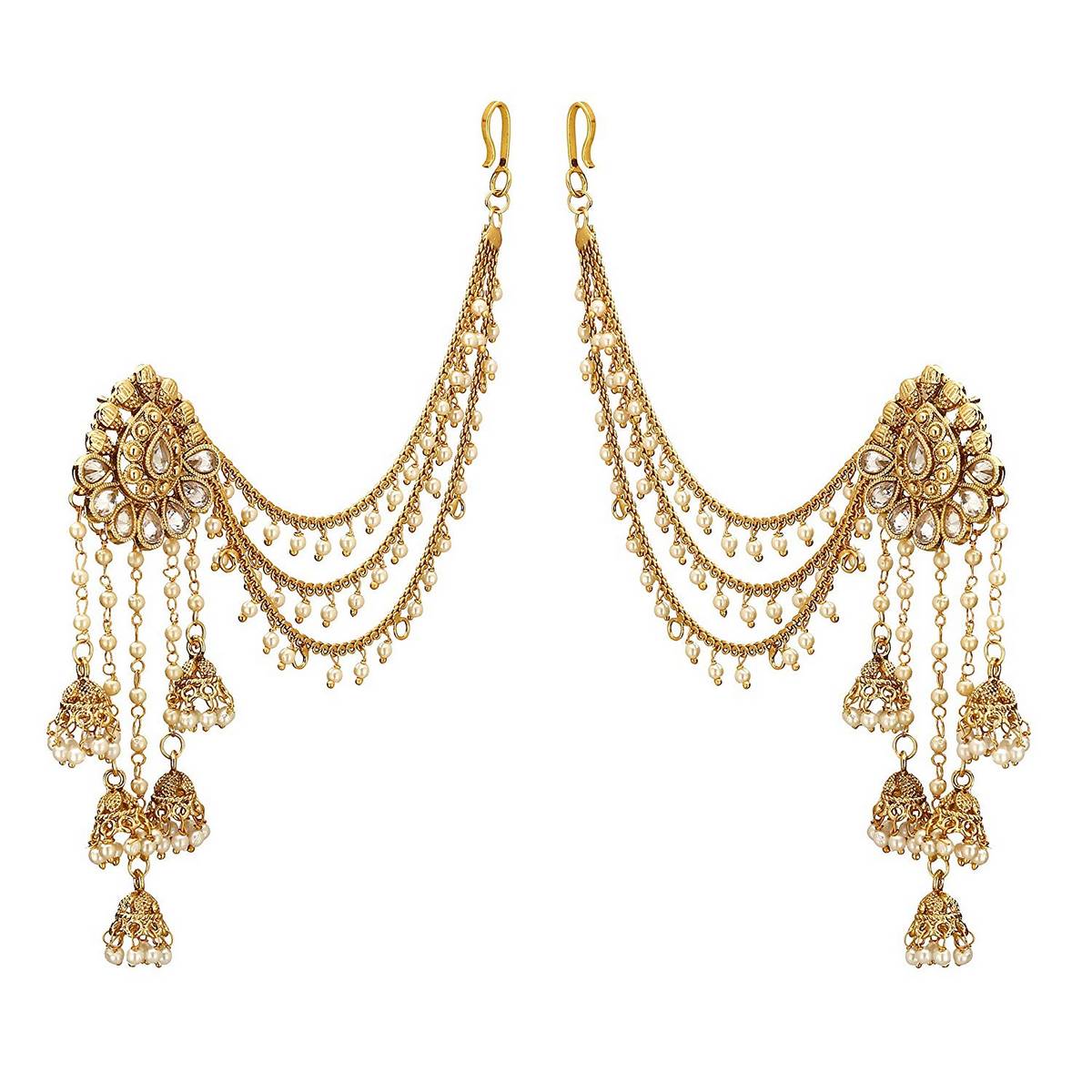 Gold Plated Devsena Bahubali Pearl 