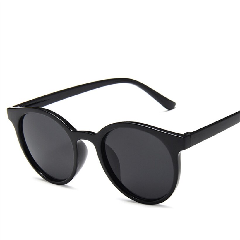 【happy one】BlackXojoX Sunglasses Women Vintage Designer Round Glasses Simple Girls Goggles Ladies Shade Eyewear UV400
