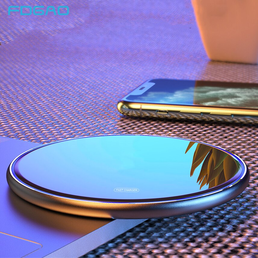 15W Fast Wireless Charger For Samsung Galaxy S21 S20 S10 Qi induction Charging Pad For iPhone 12 11 Pro XS Max XR X 8 Plus BQ. 