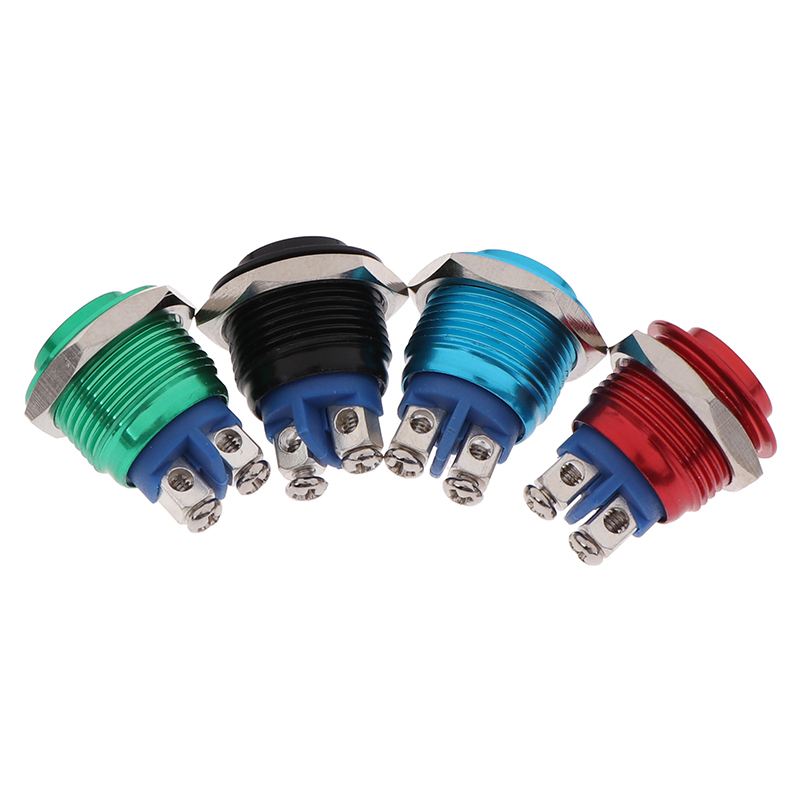 1Pc Momentary Push Button Switch 16mm Waterproof Mount Button Switch Encounter. 