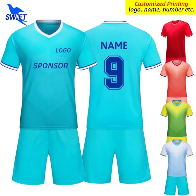 Custom Soccer Jerseys Any Name Number Team Logo - Personalized Soccer  Jerseys for Men Boys Kids Adult Uniform Set