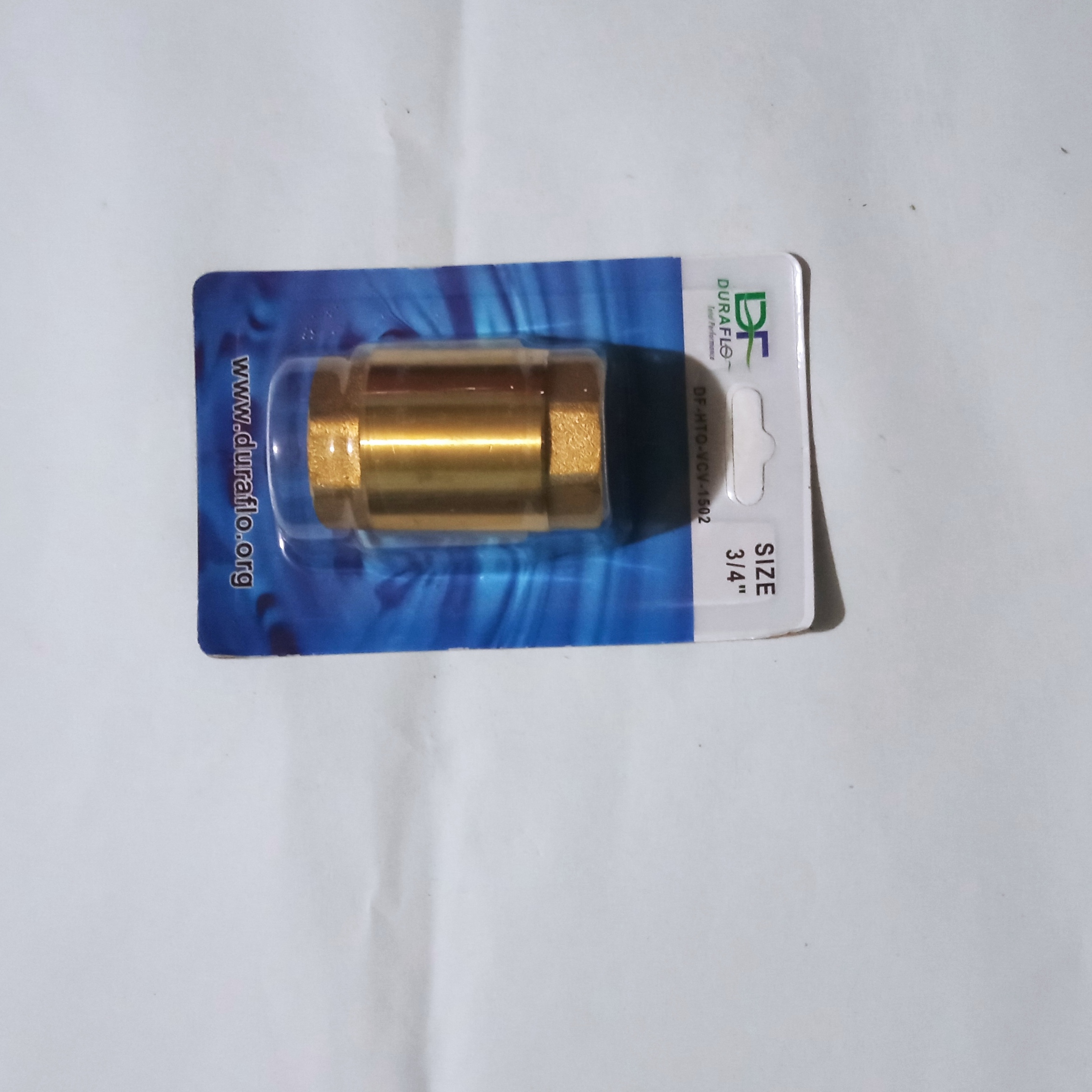 3/4" Spring Check Valve. 
