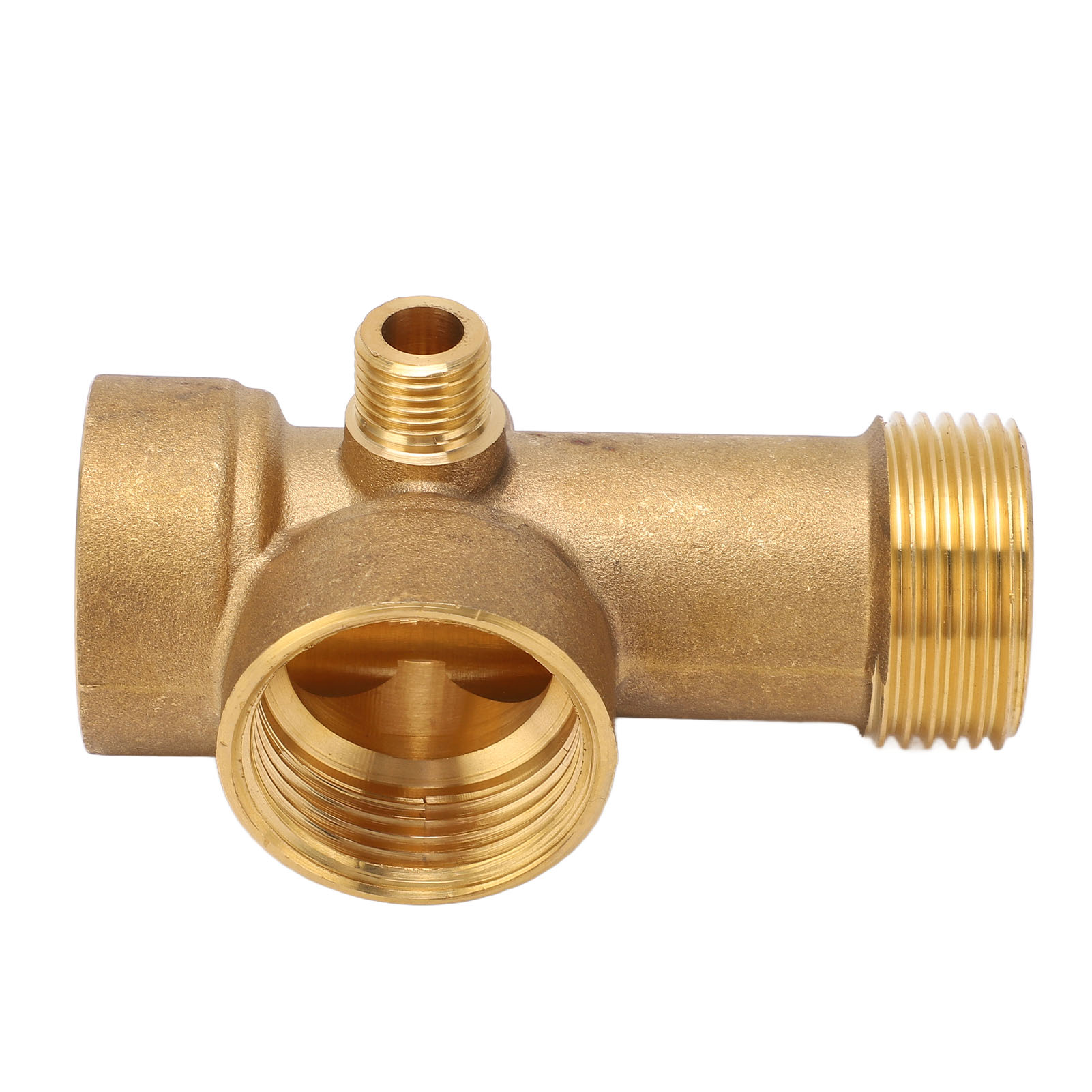 Pipeline Connector, Brass Water Pipe Fitting 5 Way for Oil. 