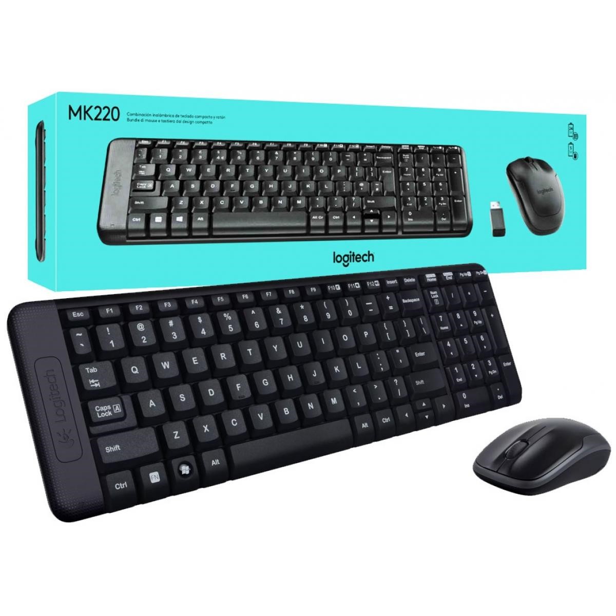 Logitec MK220 Wireless Combo Keyboard