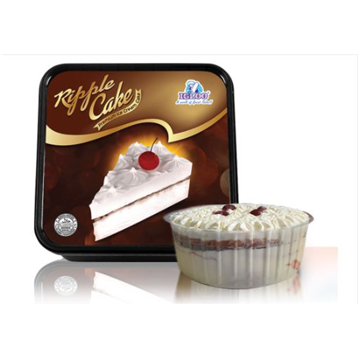 Ripple Cake 1 Liter l Igloo Ice Cream. 