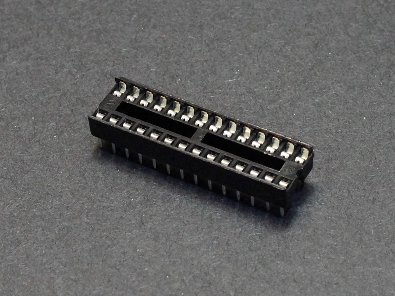 5Pcs- 28Pin IC Base 28 Pin Leads PCB Mount Low Cost IC Socket DIL DIP IC Socket PCB Mount Connector Adaptor Solder Type IC Base Socket 28 Pin IC Base. 