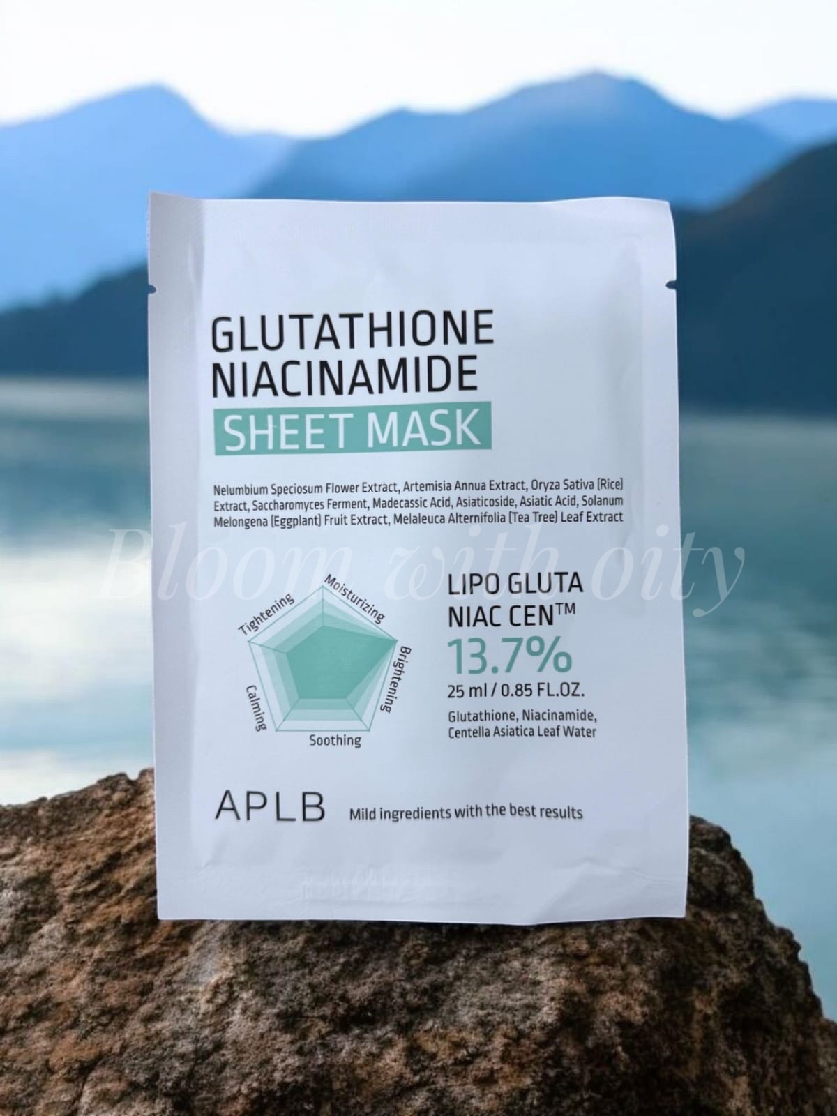 APLB Glutathione Niacinamide Sheet Mask 25ml