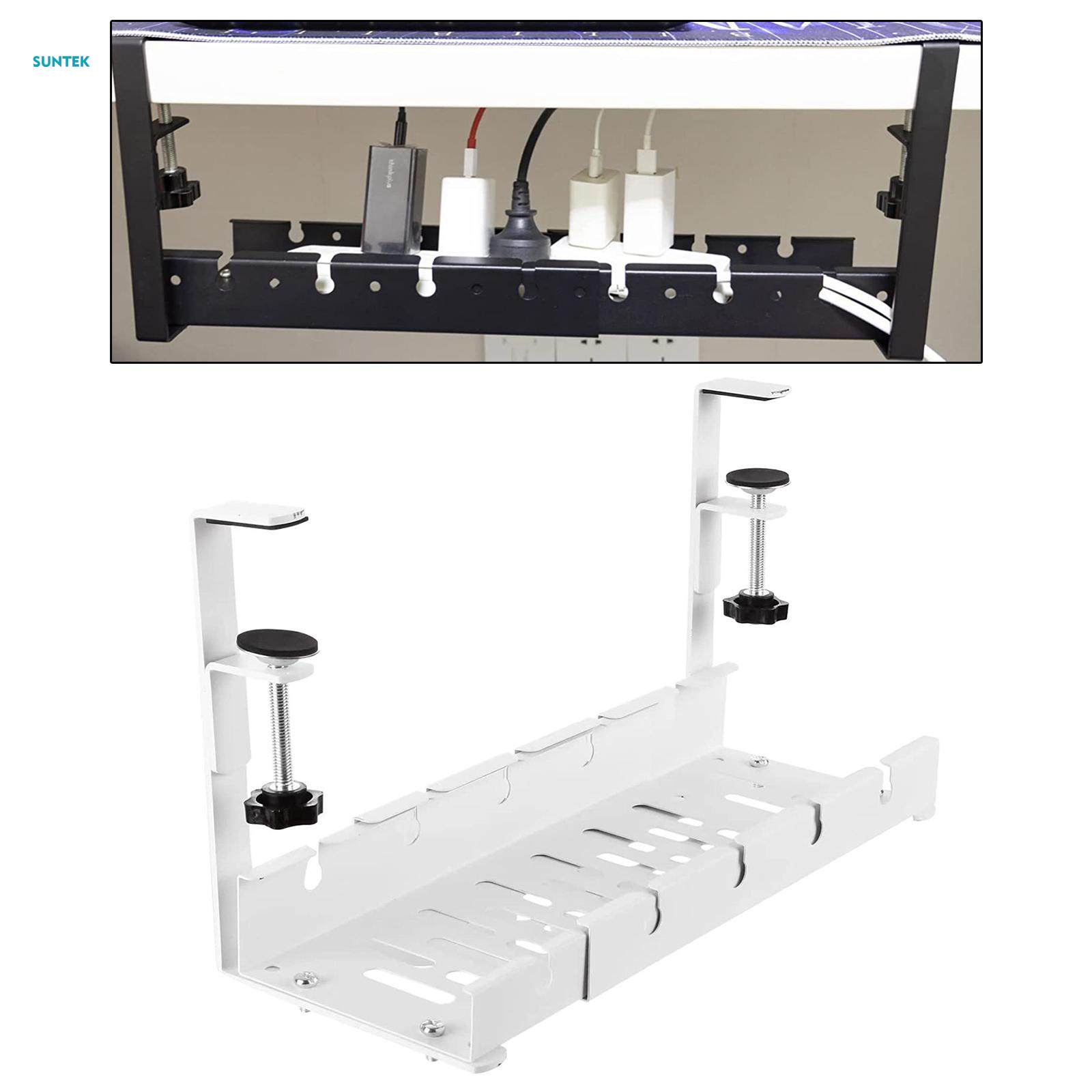 Wire Management under Desk Wire Patch Board Iron Computer Cable Rack Cable Management Tray for. 