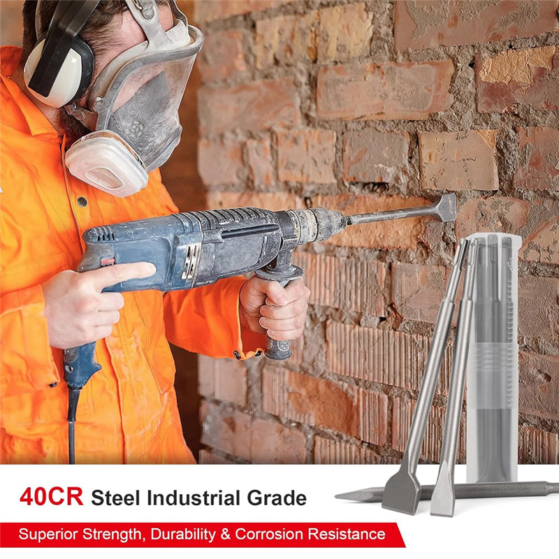 SDS-Plus Chisel Set for Rotary Hammer Drills. 