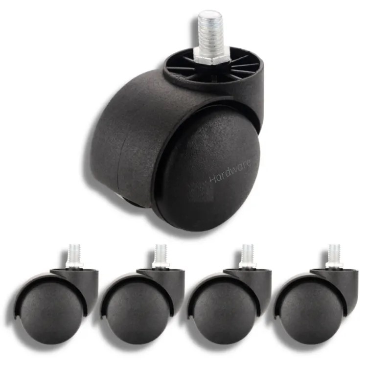5 pcs Wheels For Home Office Computer Chair Caster Wheel Patch System