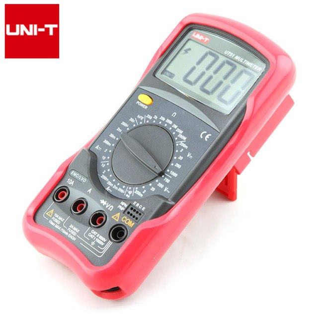 Uni-T UT51 Digital Multimeter Standard DC/AC Voltage Current Resistance - Kings Trading. 