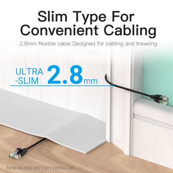 Vention IBI Cat.6A UTP Patch Cable. 