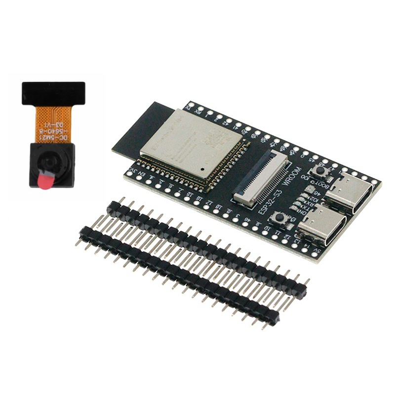 ESP32-S3 WROOM N16R8 CAM Development BoardWiFi Bluetooth Camera Module Onboard ESP32-S3-WROOM-1 N16R8 Module Easy Install Easy to Use with OV2640. 