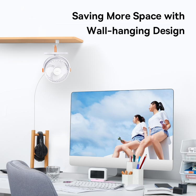Baseus Serenity Desktop USB Electric Fan(White) - 3