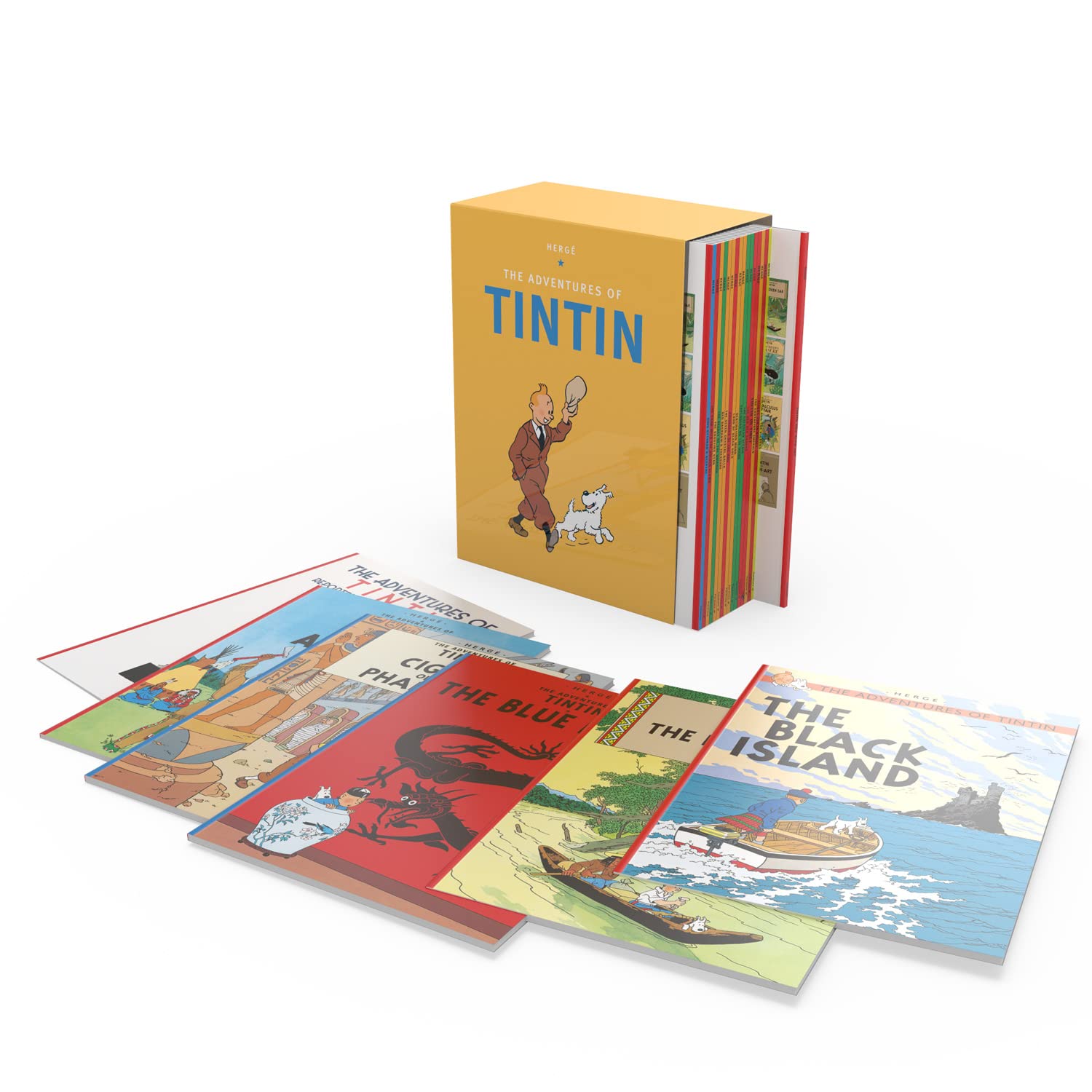 The Adventures of Tintin (Set of 23 Books). 