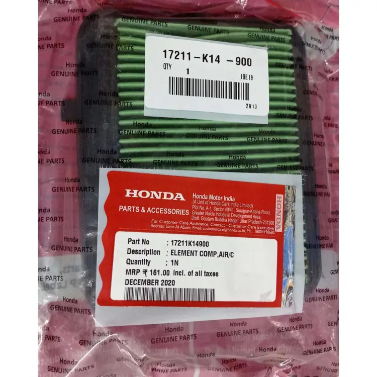 Motorcycle Air Filter Honda Livo