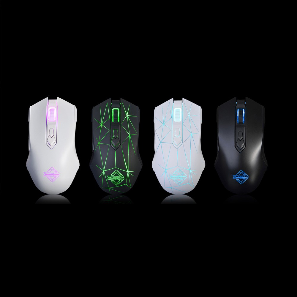 Ajazz AJ52 RGB Gaming Mouse 7-speed DPI - white 1. 