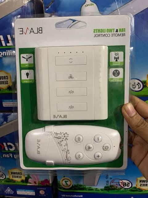 Blaze Wireless Remote control switch 2 Light 1 Fan With Speed Regulator. 
