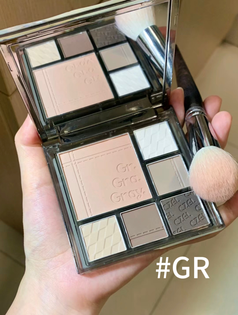 CZEL Eyeshadow palette authentic gradient blush palette in one for daily commuting, natural and smart, soft color gradient eyesh. 