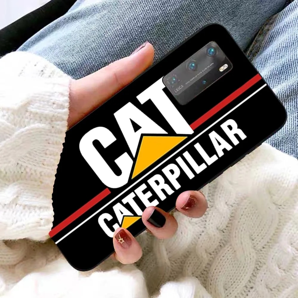 Caterpillar logo Phone Case For Huawei P 8 9 10 20 30 40 50 Pro Lite Psmart Honor 10 lite 70 Mate 20lite. 
