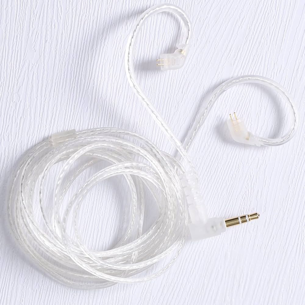 KZ Wired Earphone Cable for TRN-MT1: "C" Pin - Enhanced audio experience, durable, secure connection-Upgrade now. 