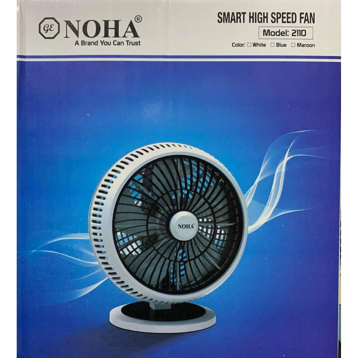 NOHA Smart High Speed Fan 10 inch