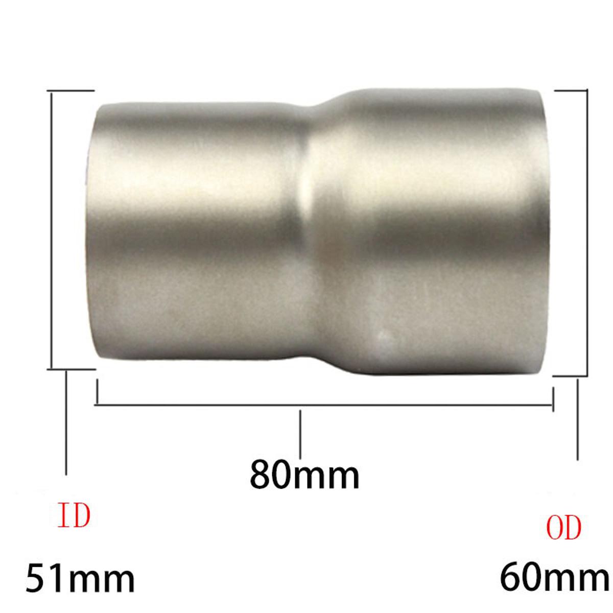 E Motorcycle exhaust muffler echappement moto exhaust adapters connector 38-51MM 51-51MM connector CB400 adapter
