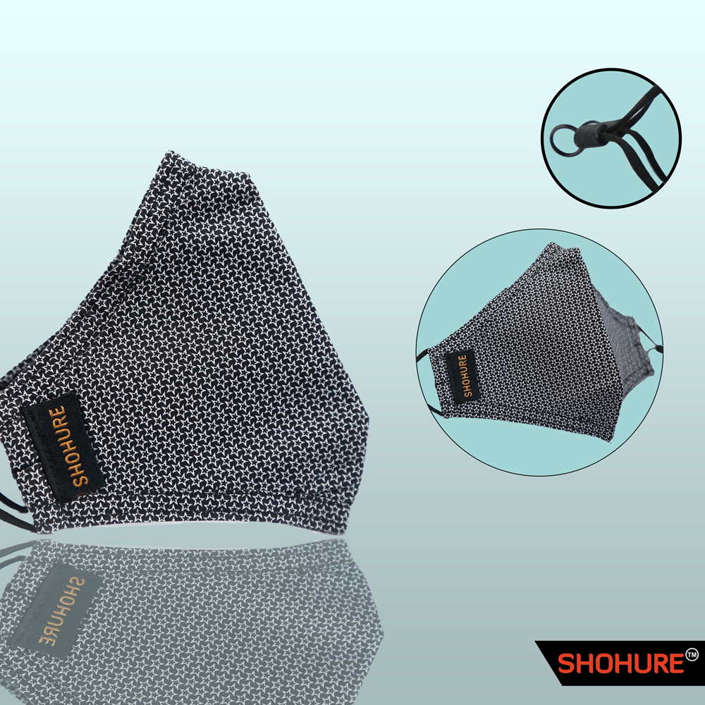 Fashionable unisex 6 Layers Face Mask. 