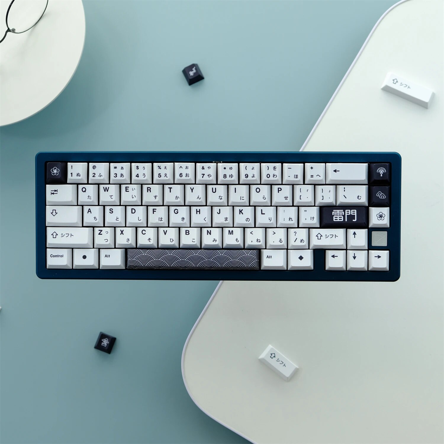GMK Leimen 129 Keys PBT Keycap DYE-SUB Personalized Japanese Keycap For Mechanical Keyboard MX Switch Fits 61/64/68/87/96 Layout. 