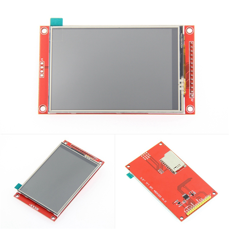 5pcs 3.5 Inch 480X320 SPI Serial TFT LCD Module Display Screen with Press Panel Driver IC ILI9488 for MCU. 