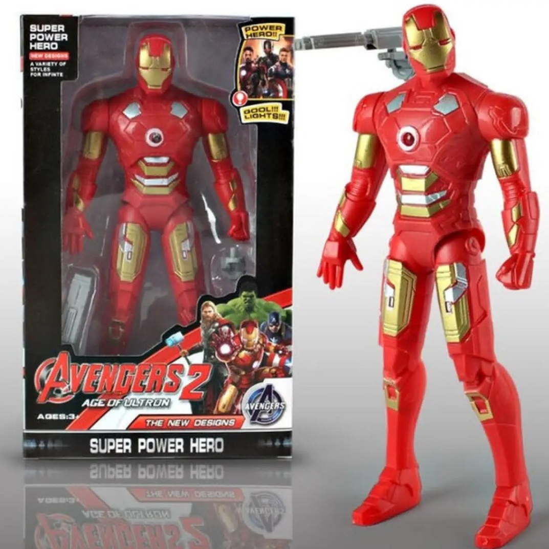 Iron Man Gloves Kids Size Marvel Avengers Assemble main image 1