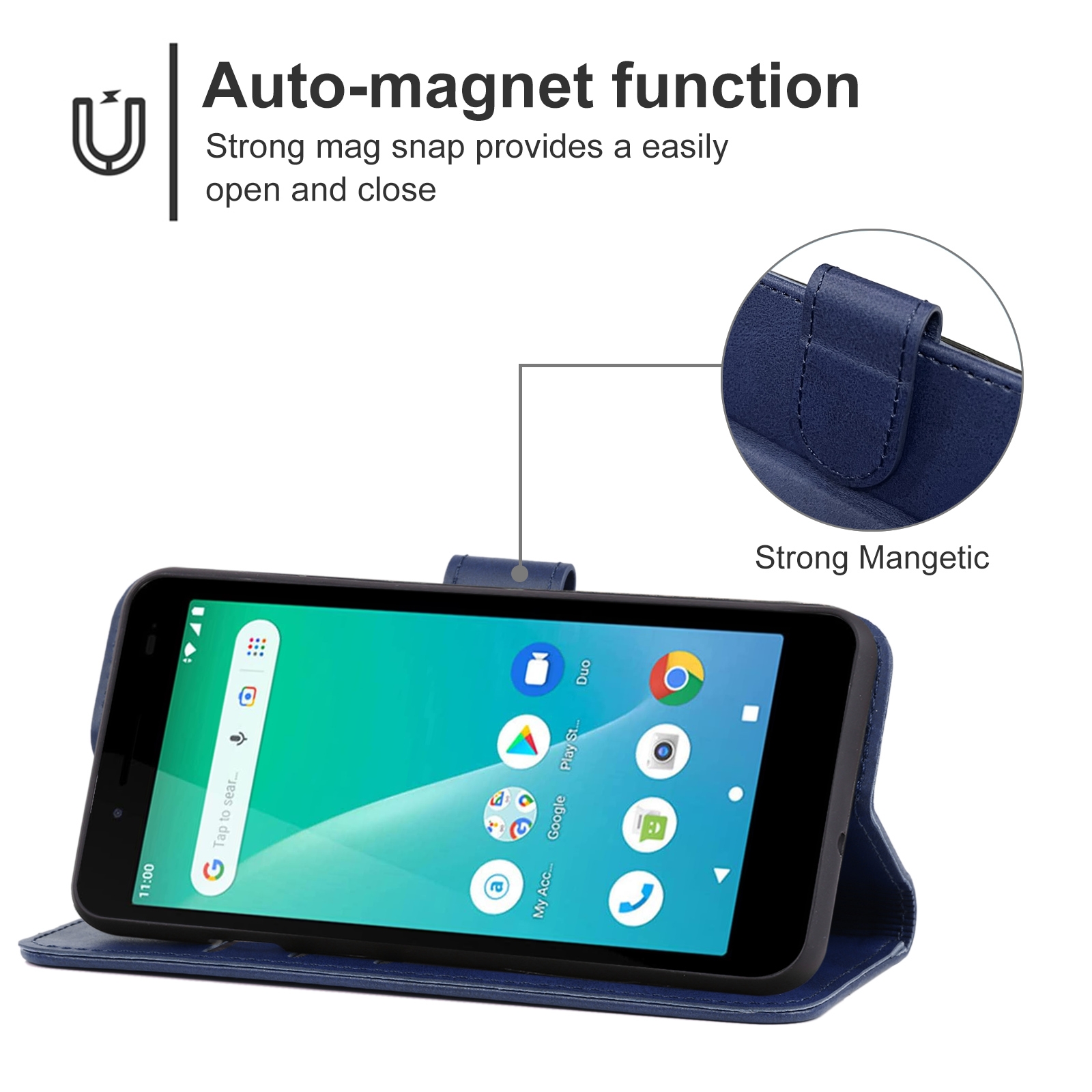 For Unimax UMX U696CL Leather Phone Case. 