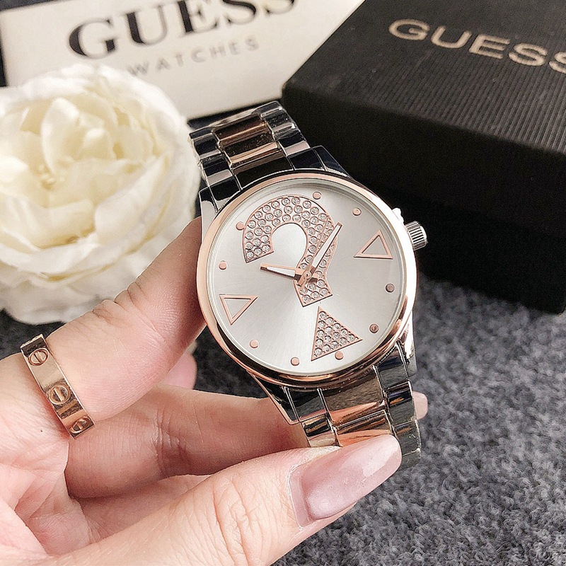 New Simple Personality Small round Palte Diamond Couple Watch Fashion Waterproof Student Sports Watch Quartz Wrist Watch for Women