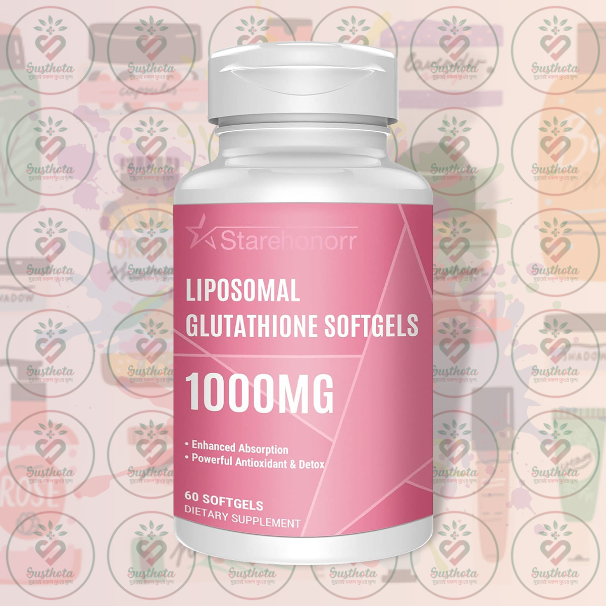 glutathione benefits iv Zeylamum Liposomal Glutathione 2400mg 60 Softgels In Bangladesh main image 0