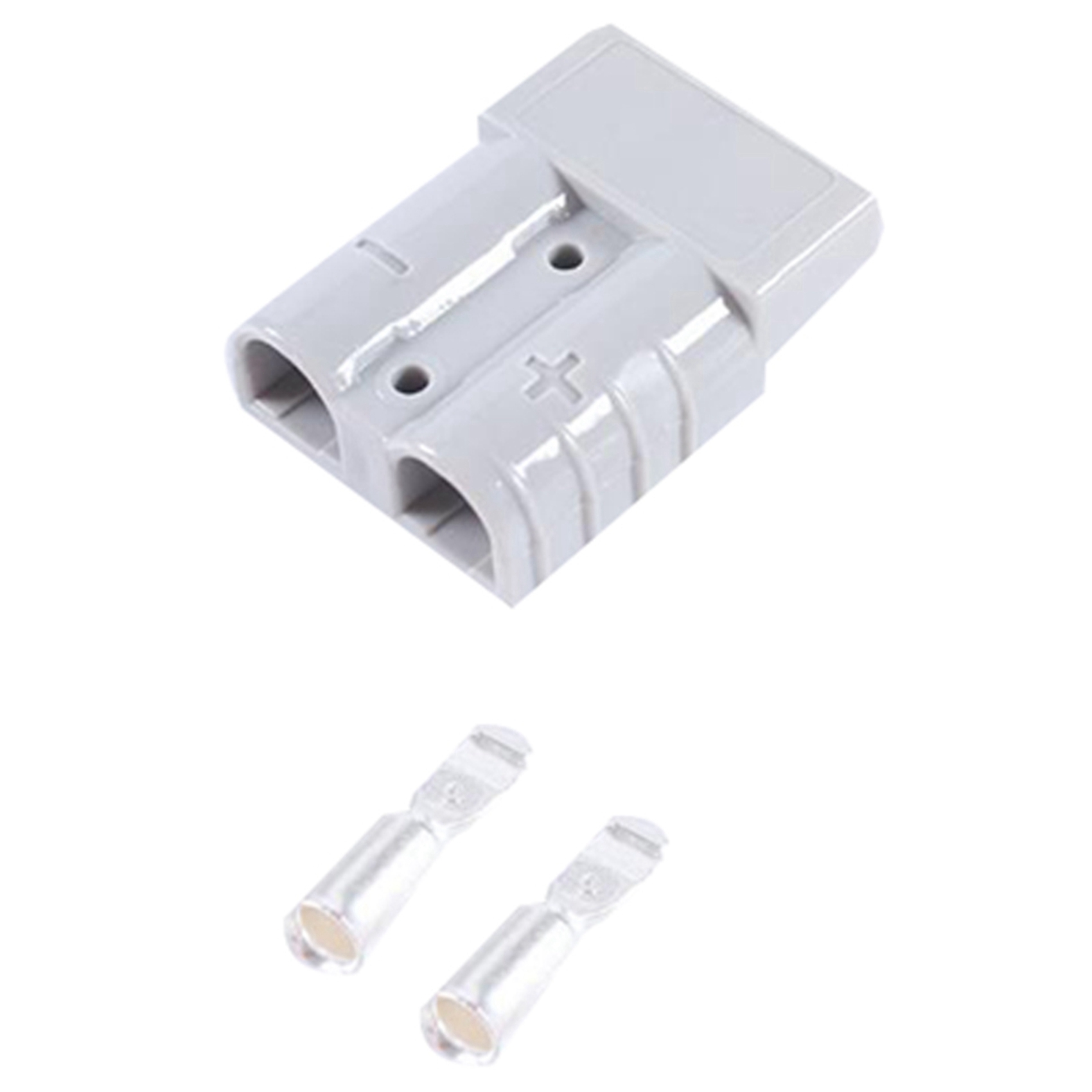 30Pcs for Anderson Plug Connector 50A 600V 6AWG Silver Plated Solid Copper Terminal AC/DC Power Tools