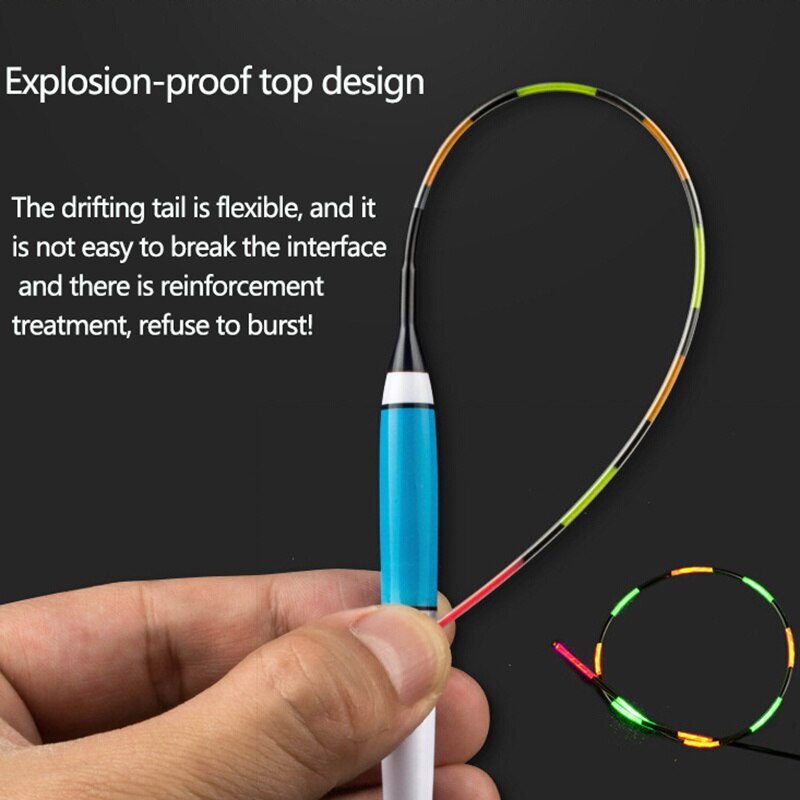 【VisioN Shop】Smart Fishing Float Bite Alarm Fish Bite Intelligent Bait LED Light Color Change Automatic Night Electronic Changing Buoy Strike. 