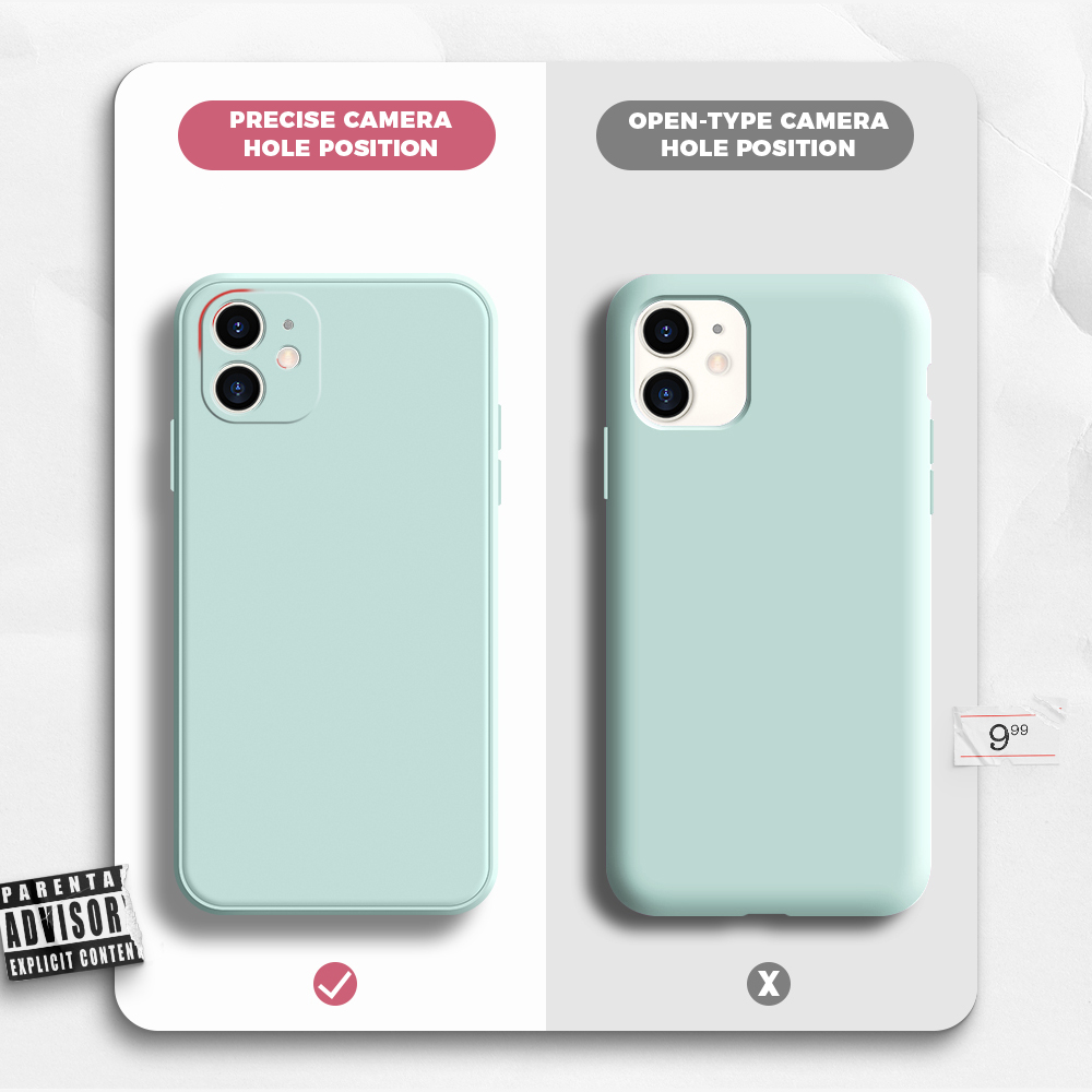 ZeroQiQi for Vivo Y19 Back Cover Cartoon Cute Mouse Full Lens Protection Thin Anti Drop Phone Case Built in Thin Pile Silicone Soft Case. 