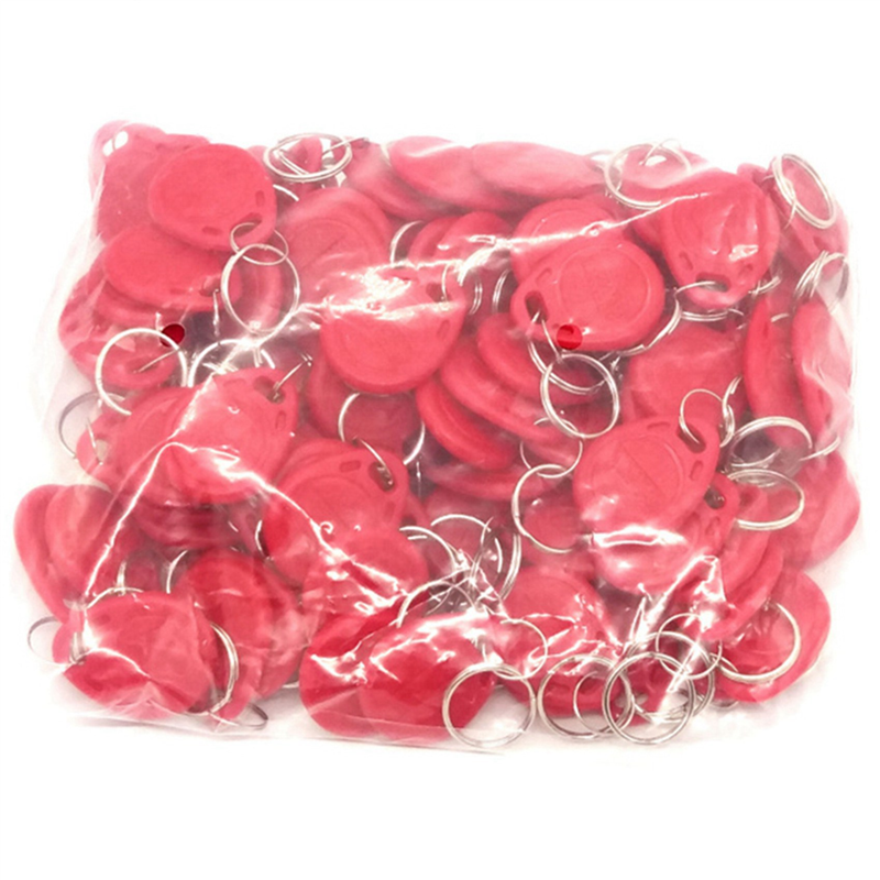 100Pcs T5577 Blank Key Tag RFID Chip Ring Cards Tags Keytag 125 Khz Copy Rewritable Writable Duplicate. 