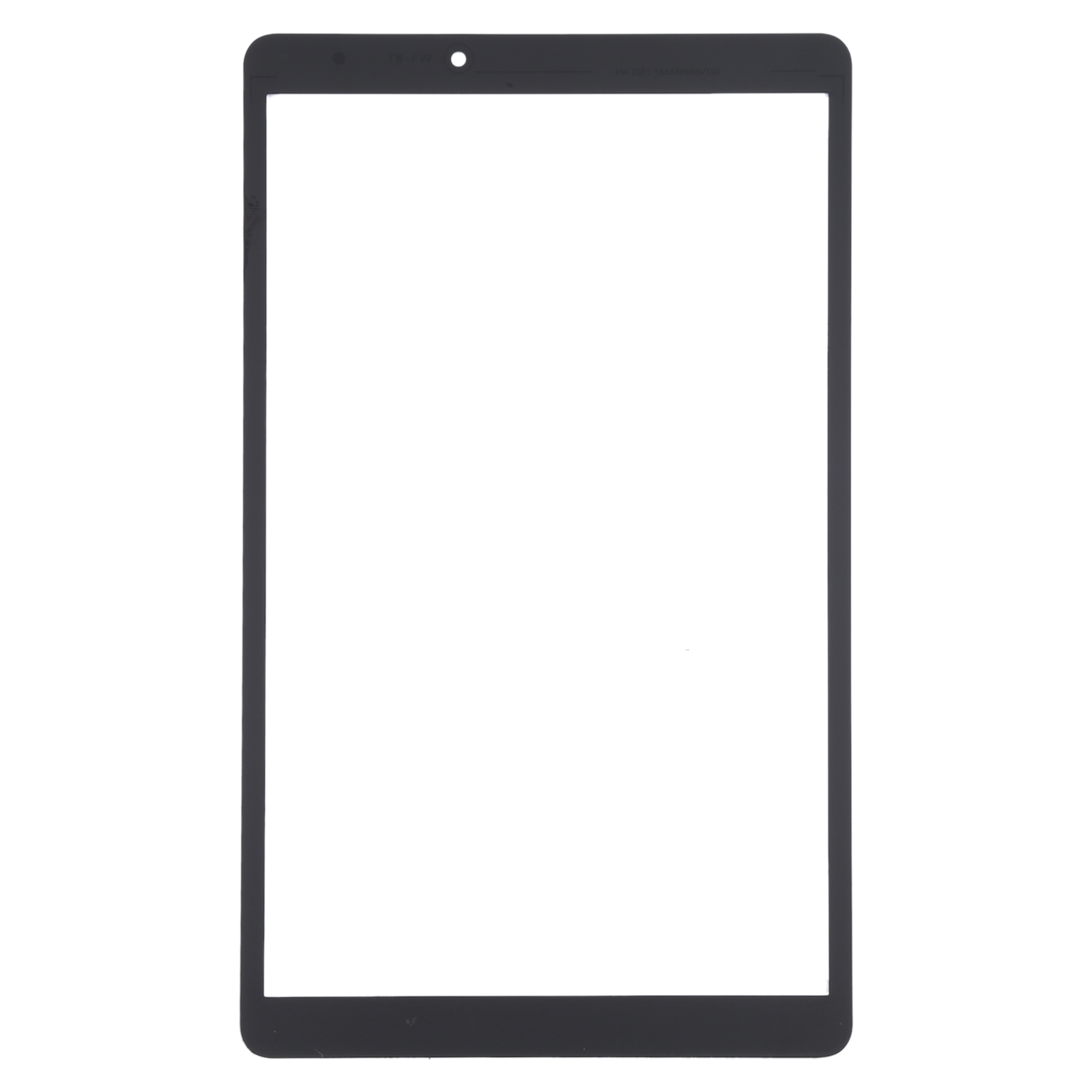 For Huawei MatePad T8 Kobe2-L09, Kobe2-L03, KOB2-L09, KOB2-W09 Front Screen Outer Glass Lens (Black). 