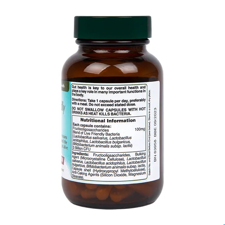 Holland & Barrett Live Friendly Bacteria with Acidophilus 3 Billion 60 Capsules UK. 