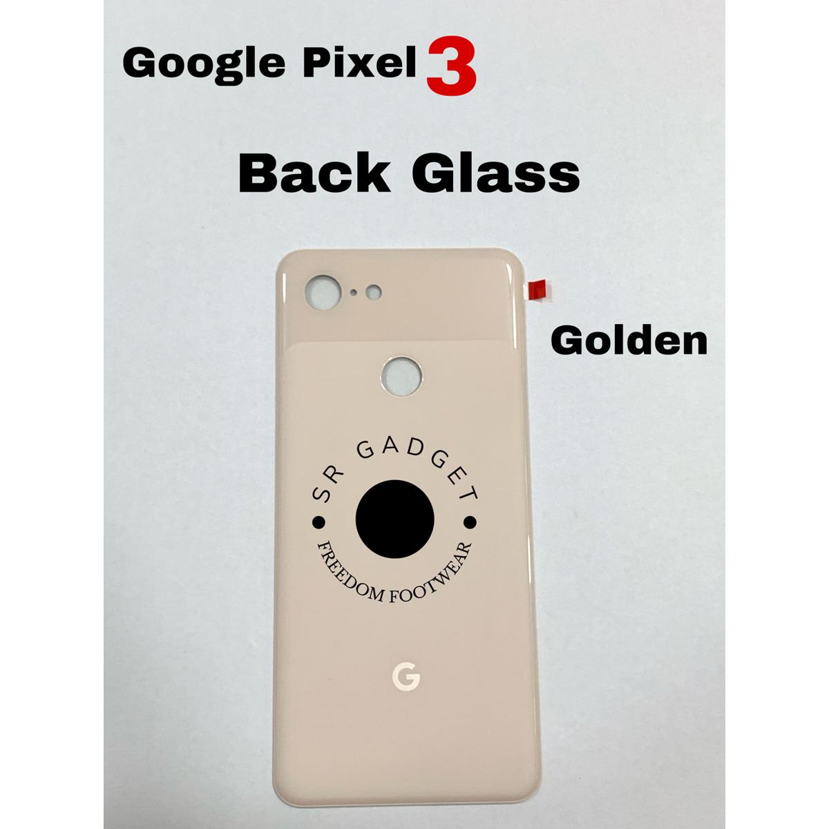 Replacement Backshell Glass Panel for Google Pixel 3 Battery Back Door Housing