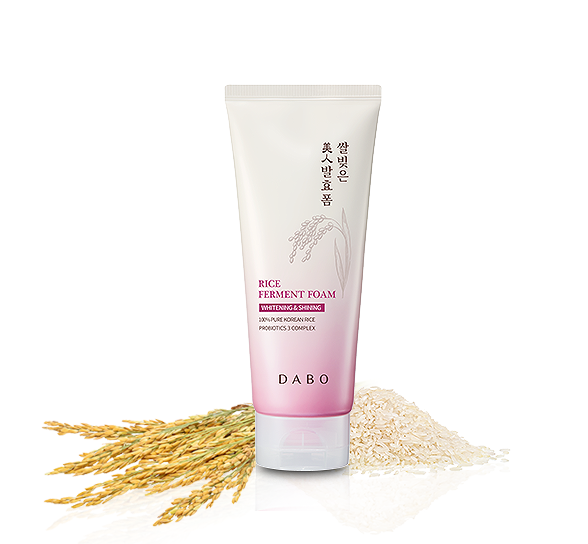 DABO Rice Whitening & Shining Ferment Foam Cleansing 100ml. 