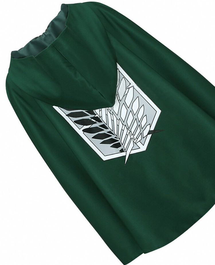 Attack on Titan Survey Corps Captain of Liberty Cloak Cloak Cosplay Costume in stock. 