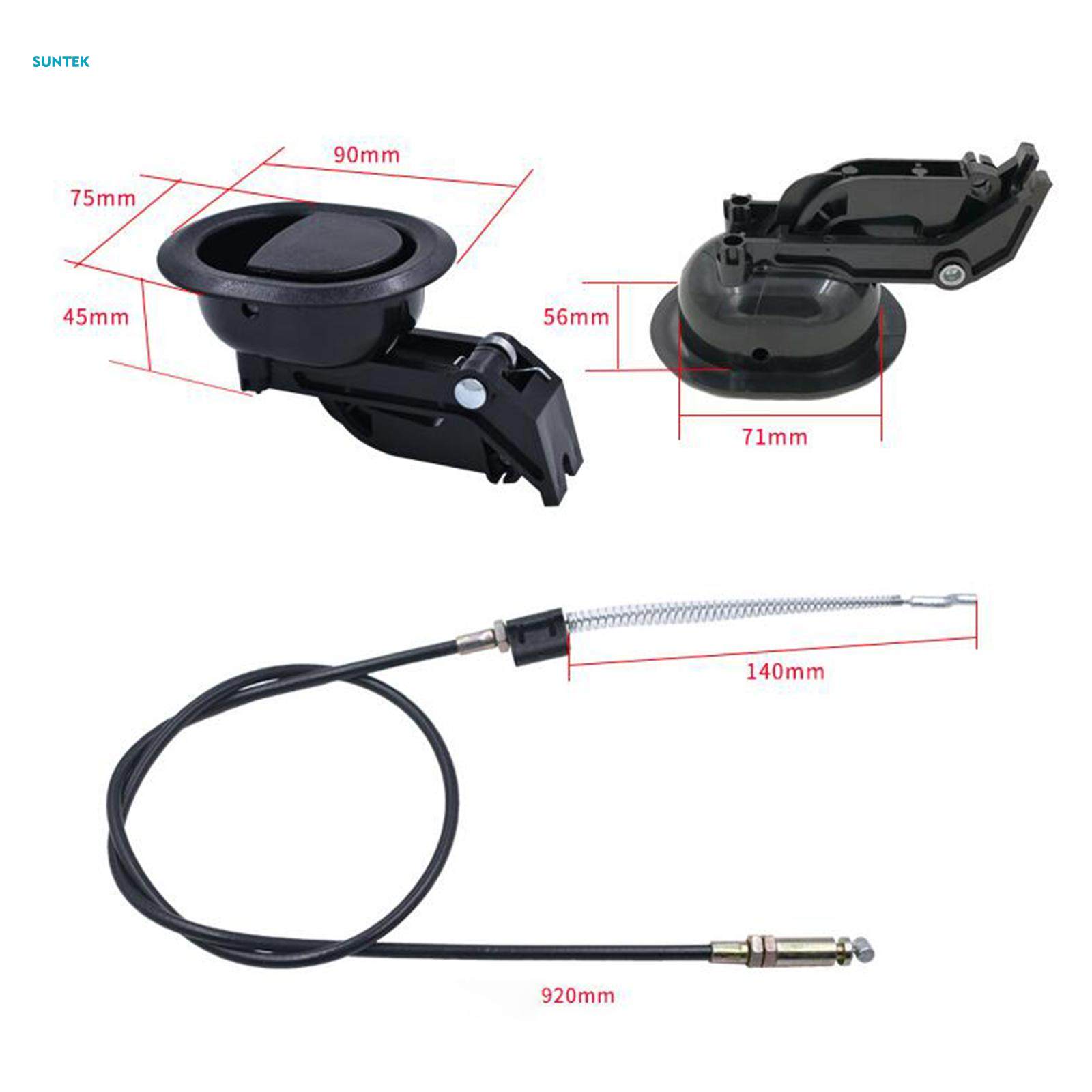 Pull Handle Universal Multifunction DIY Accs Black Couch Release Lever for Funiture. 