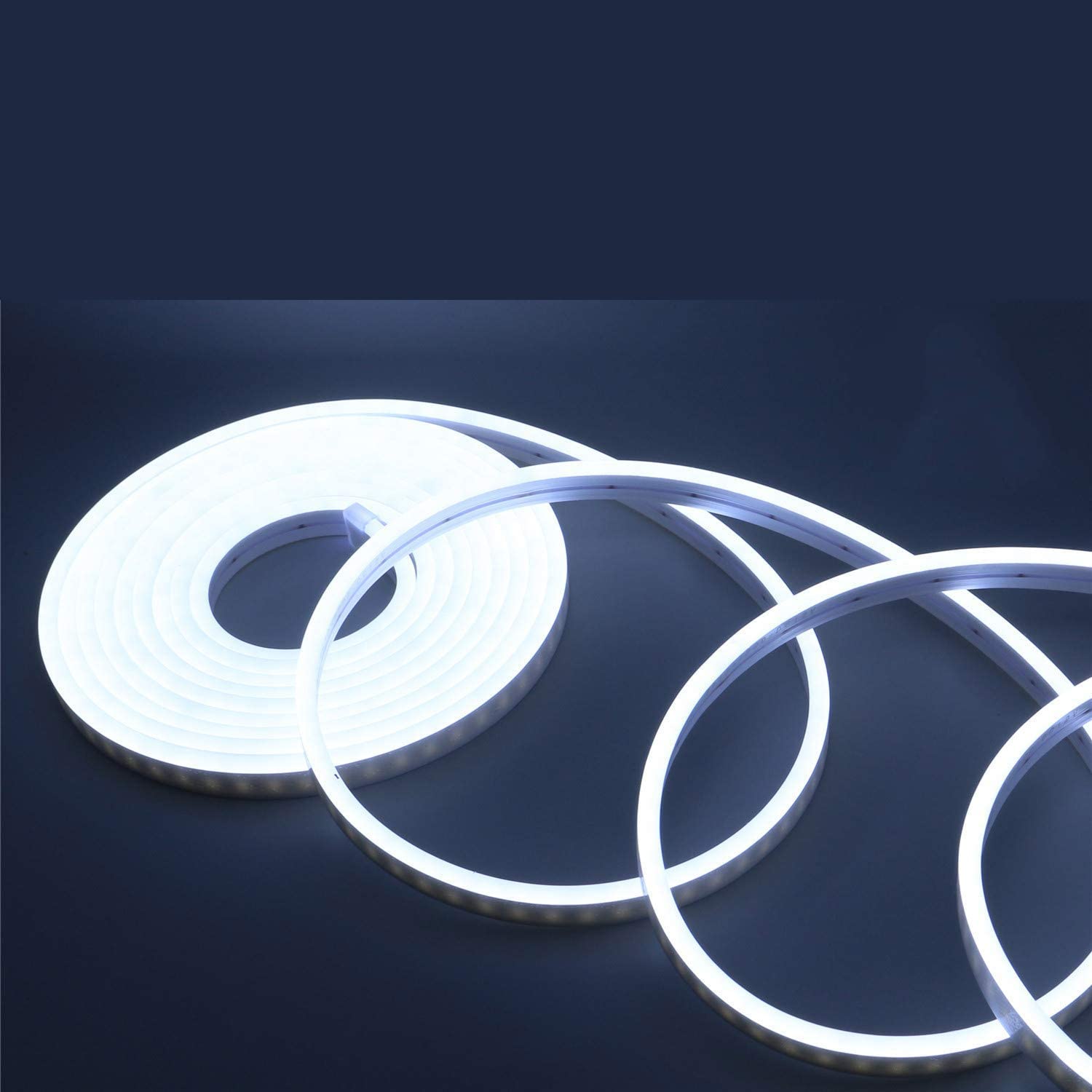 3 feet Neon Light Strip DC12V Flexible DIY LED SMD 2835 120LEDs/M IP67 Waterproof DIY Light white Home Decoration - Rgb Led Strip Light. 